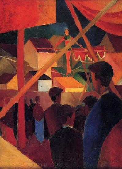 August Macke Seiltanzer oil painting picture